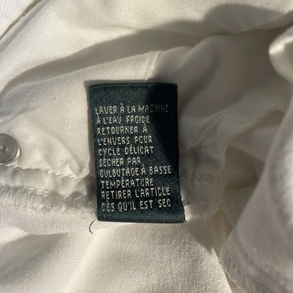 Lauren Jeans - Ralph Lauren white flare leg with embroidery - size 14 - Picture 9 of 9